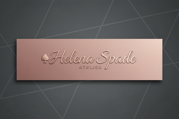 A banner that says with a nice font : Helena Spade